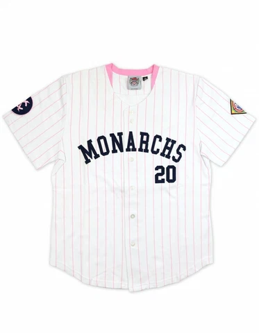 KANSAS CITY MONARCHS PINK WOMEN'S NEGRO LEAGUE BASEBALL JERSEY Cover