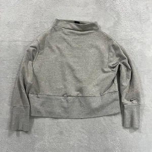 Nike Sweatshirt Women's Medium Yoga Training Pullover Top Loose Fit BQ0375-091 - Picture 1 of 9