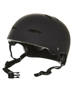 GLOBE SKATEBOARD SLANT HELMET MATTE BLACK Free Ride AUST SELLER NEW SKATE - Picture 1 of 2