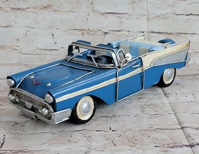 Chevy Nomad 1957 57 coche convertible automóvil Belair 1:16 carrusel figura azul Foto 1 de 4
