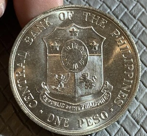 1963 Philippines Silver Peso Andres Bonifacio, BU - Picture 1 of 5