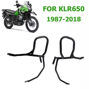 Highway Front Engine Guards Crash Bars Protector For Kawasaki KLR650 1987-2018 - Picture 1 of 11
