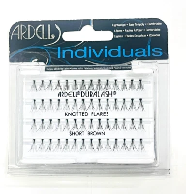 ARDELL INDIVIDUELL GEKNOTETE SCHLAGHOSE KURZ-BRAUN-WIMPERN-SCHNELLER UK-TRACKVERSAND!!!!!