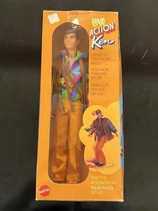 Vintage 1970 - Live Action Ken - Touch 'N Go Stand - #1159 Mattel - In Box - Picture 1 of 13