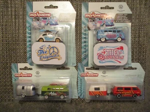 Majorette Originals Volkswagen VW T 1 T3 Escarabajo Real Rider Goma 1:64 Diorama - Imagen 1 de 1