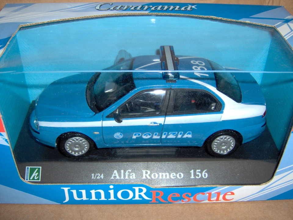 Alfa Romeo 156 Polizia Cararama 1:24 - Immagine 1 di 1