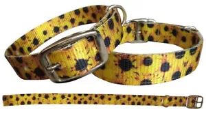 Showman Couture Sonnenblumendruck Nylon Hundehalsband - Bild 1 von 1