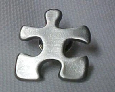Pin de solapa de asperger para autismo Tac pieza de rompecabezas de peltre mate soporte conciencia nuevo  Foto 1 de 4