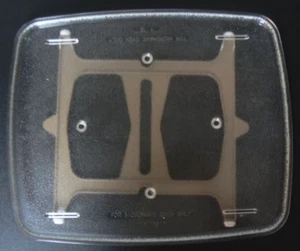 15 3/4" X 13" Whirlpool Part WPDE63-00383A Microwave Plate W/Guide #DE61-00855A - Picture 1 of 11