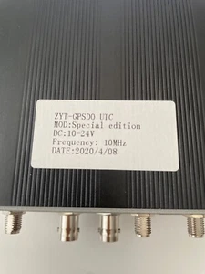 ZYT GPSDO UTC 10MHz Disciplined Oscillator - Zdjęcie 1 z 3