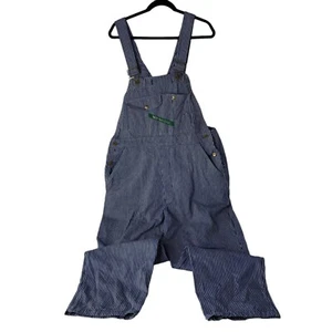 Blue & White Stripe Cotton Overalls KEY "Imperial Aristocrat of Overalls" Indus - Picture 1 of 14