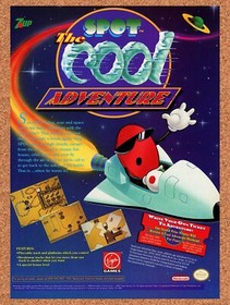 1991 The Cool Spot Adventure NES 7up Sweepstakes Original Ad / Retro Promo v1