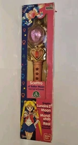 Sailor Moon Scettro Lunare 2 Giochi Preziosi Vintage Con Luci E Suoni Scatolato - Imagen 1 de 2