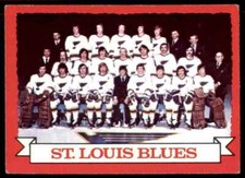1973-74 O-Pee-Chee Blues Team #105