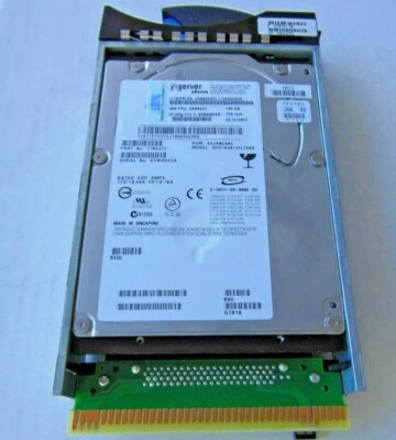 IBM 146GB ULTRA-320 SCSI 10K 3.5" HDD FRU: 03N5267 P/N 17R6324 W/TRAY 34L9068 - Image 1 of 4