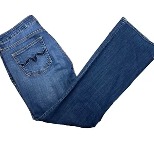 Buffalo David Bitton Jeans Women's 32S Mega Regular Rise Bootcut Embroidered - Picture 1 of 9