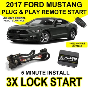 Js Alarms Remote Start Plug & Play Car Starter 3X Lock For 2017 Ford Mustang FO2 - Picture 1 of 1
