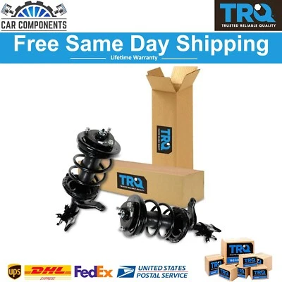 TRQ Front Driver & Passenger Side Strut & Spring Assembly Set For 2002-06 Honda - Image 1 of 4