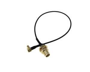 SMA Female w/Pin to MMCX Male Coaxial Cable Low loss low attenuation - 20CM - Picture 1 of 2