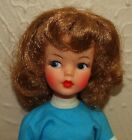 Vintage Ideal Straight Leg TAMMY Doll w/ Blue Playsuit * HIGH COLOR Brunette