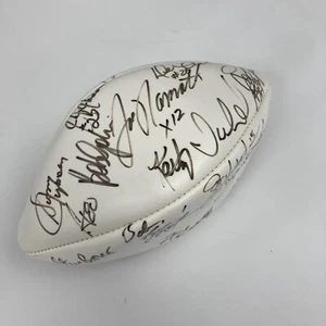 Joe Namath Junior Seau NFL Legends Multi Signed Super Bowl XXX Football - Picture 1 of 6