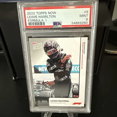 2020 Topps Now Formula 1 F1 Lewis Hamilton #009 PSA 9 - Image 1 of 4