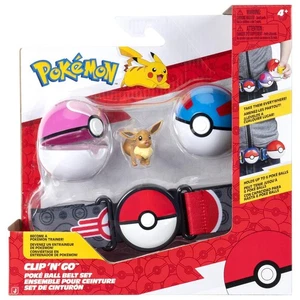 Pokemon Clip 'N' Go Poke Ball Gürtel (Eevee mit tollem Ball Liebesball & Eevee T... - Bild 1 von 1