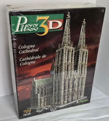 Puzzle 3D Cologne Cathedral Wrebbit Sturdy Foam-Backed 704 Pieces P3D-912 - Image 1 of 4