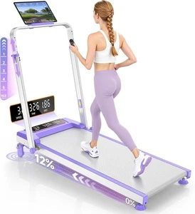 4-in-1 Walking Pad Treadmill 12% Incline 3.5HP 350 lb Capacity Adjustable Handle - Picture 1 of 9