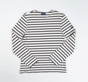 Vintage Saint James Men's Striped Long Sleeve Sailor Breton Shirt Size M - Picture 1 of 7