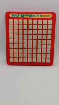 Vintage 1988 Magic Math Machine Multiplication Lanard Toys Ltd. Made In Macau  - Image 1 of 4