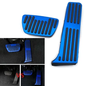 No Drilling Gas Brake Foot Pedal Cover AT Kit for 2018-2020 Toyota Camry Blue - Picture 1 of 4
