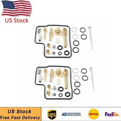 2 Sets Carburetor Carb Rebuild Repair Kit For HONDA SHADOW 1100 VT1100 KEYSTER Foto 1 de 4