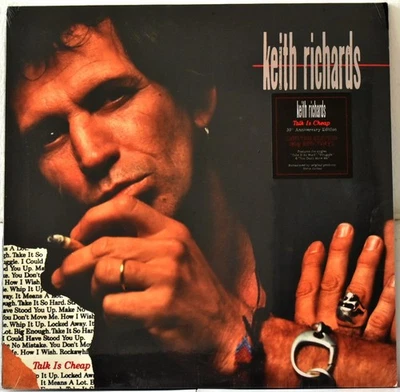 MINDLESS RECORDS BMGCAT338CLP EU KEITH RICHARDS "Talk is Cheap" 180g Lted RED SS - Image 1 of 2