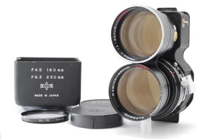 【NEAR MINT w/Hood】Mamiya Sekor Super 180mm f4.5 TLR Lens C330 C220 C33 C22 Japan - Picture 1 of 8