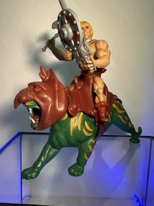 Motu Masters of the Universe BATTLE CAT & HE MAN Taiwan❗️RAR❗️ - Picture 1 of 16