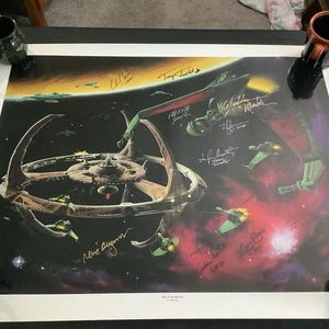 Star Trek The Way Of The Warrior Lithograph By James Cukr Michael Dorn Signature - Picture 1 of 24