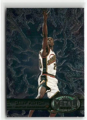 1997-98 Metal Universe #63 Gary Payton ☘️061 - Image 1 of 2