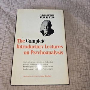 Sigmund Freud Complete Introductory Lectures On Psychoanalysis 1966 DJ HC book  - Foto 1 di 8