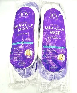 MIRACLE MOP Refill Head JOY Mangano Pack of 2 Miracle Mop Refill Head, WHITE - Picture 1 of 2