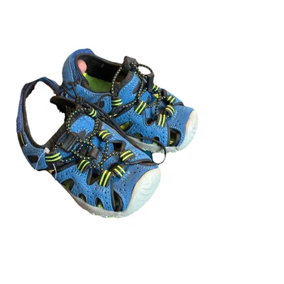 New Okie Dokie Lil Marlin Blue/Green Child Little Boys Sports Sandal 6M - Image 1 of 2