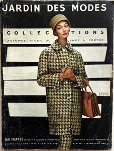 Jardin des Modes n° 416 Août 1956 revue ancienne Mode Collections Automne Hiver - Picture 1 of 11