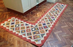 L shape Hall Runner Rug Carpet - Picture 1 of 7