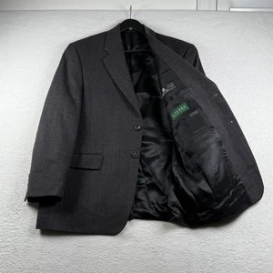 Giacca tuta uomo Ralph Lauren blazer lana antracite spina di pesce vestibilità classica M - Foto 1 di 11