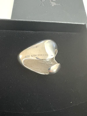 Brazalete oreja derecha corazón mujer edición AMI X Alan Crocetti plata de ley 925 Foto 1 de 4