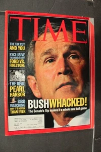 Time Magazine Back Issue June 4, 2001 BushWhacked! Senate's Flip - Foto 1 di 2