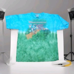 Kids Children’s Disney Animal Kingdom Disney Parks Tie Dye T-Shirt XL - Picture 1 of 3