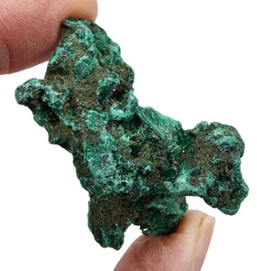 Espécimen fibroso de malaquita de terciopelo del Congo 22 gramos - Imagen 1 de 3