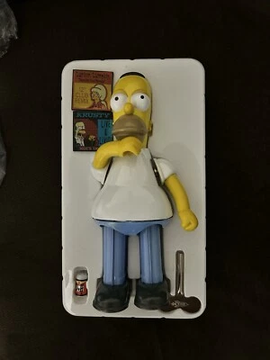 Juguete de acción de hojalata Homero sonriente de Los Simpson oficiales nuevo en caja Foto 1 de 4