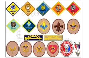 Custom RANK Edible cake decoration sheet EAGLE boy Image topper Arrow Cub - Picture 1 of 1